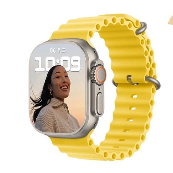 RELÓGIO SMARTWATCH T800 ULTRA - COR AMARELO